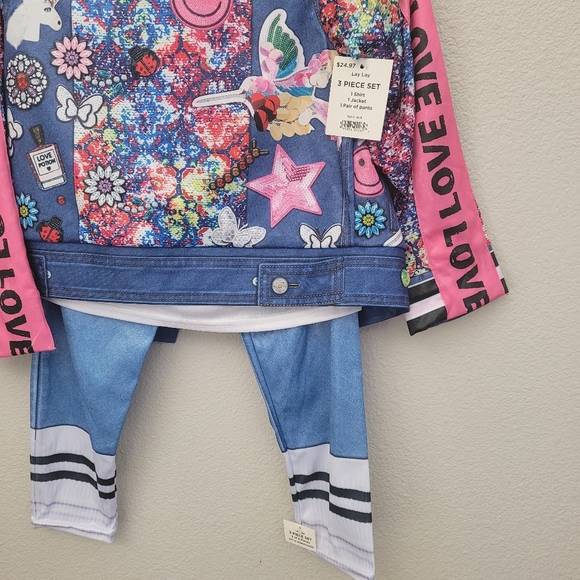 NWT Nickelodeon "That-Girl Lay-Lay" Girl's Halloween Costume 3 Piece S (6-6×) - Picture 8 of 9